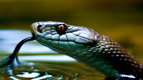 sonhar com cobra na agua