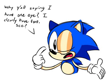 sonic's eyes