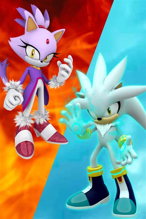 sonic blaze and silver