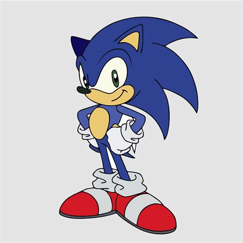 sonic dibujo animado