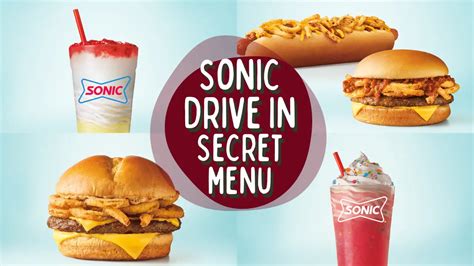 sonic drive-in secret menu