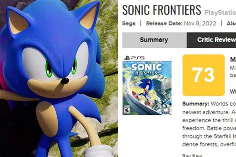 sonic frontiers metacritic