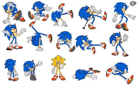 sonic poses