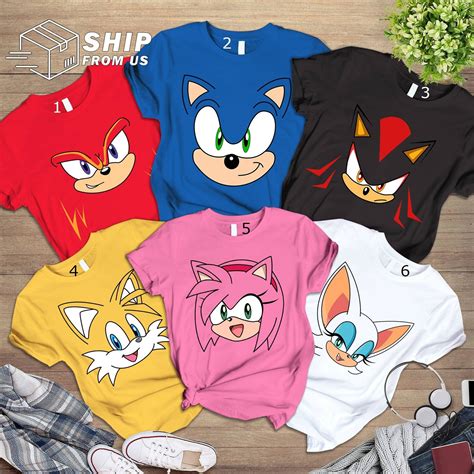 sonic the hedgehog shirt