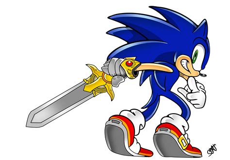 sonic with sword