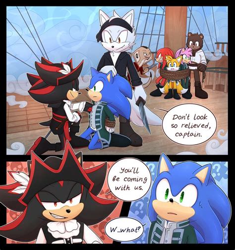 sonic x shadow comic