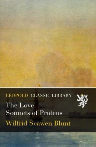 sonnets proteus wilfrid scawen blunt PDF