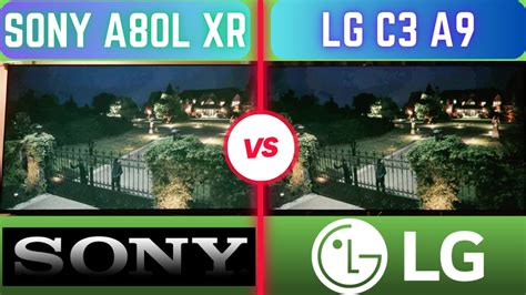 sony a80l vs lg c3