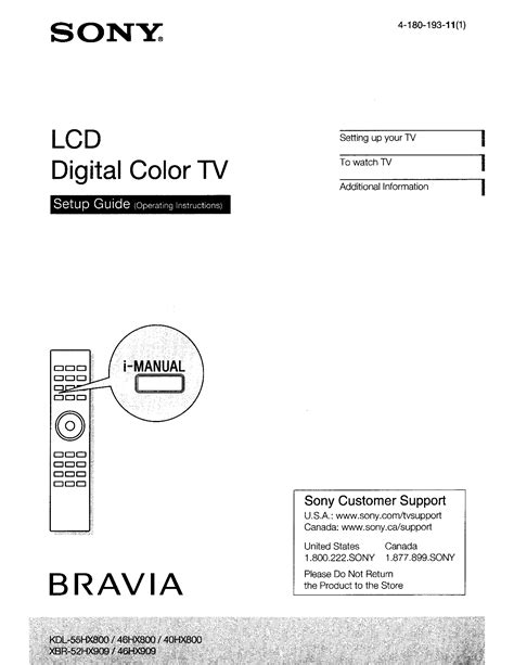 sony bravia kdl46hx800 manual Epub