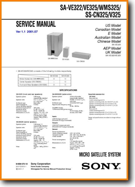 sony ca 325 manual pdf Reader