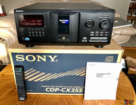 sony compact disc player cdp cx355 manual PDF