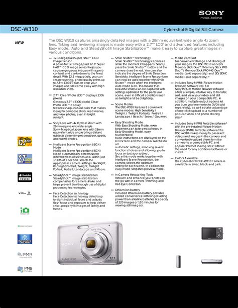 sony cybershot 72 megapixels instruction manual Epub