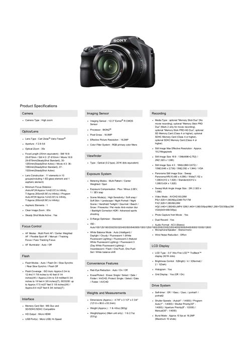 sony cybershot camera user guide Epub