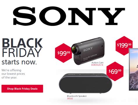 sony deals for black friday