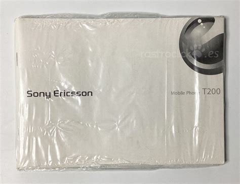 sony ericsson t200 manual Epub