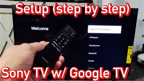 sony google tv setup guide PDF