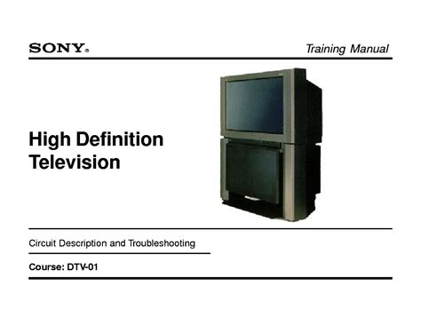 sony hdtv user manual Reader