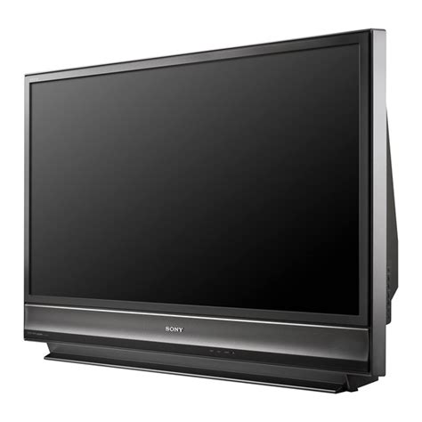 sony kdf 46e3000 tvs owners manual Doc