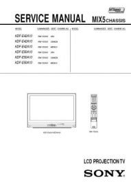 sony kdf e42a10 manual Reader