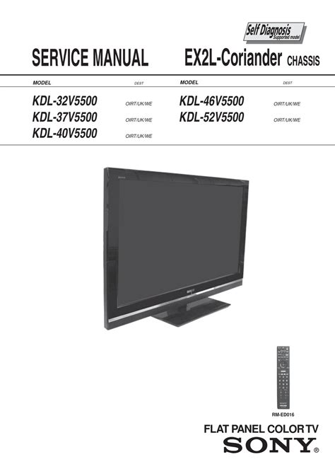 sony kdl 32v5500 manual tv user guide manual operating pdf Doc