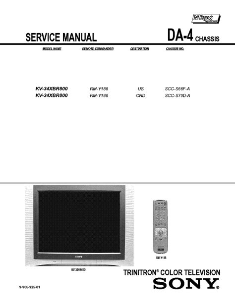 sony kv 34xbr800 manual Kindle Editon