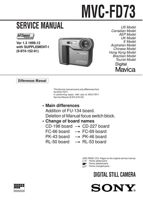 sony mvc fd73 manual PDF