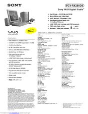 sony pcv rx280ds desktops owners manual Reader