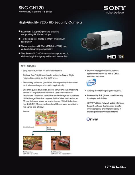 sony snc ch120 security cameras owners manual Epub
