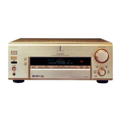 sony str va555es receivers owners manual Reader