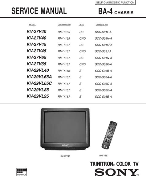 sony trinitron color tv user guide Reader