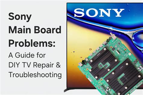 sony tv repair guide PDF