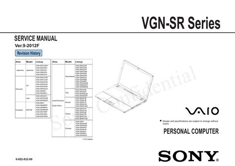 sony vgn cr360f laptops owners manual Doc