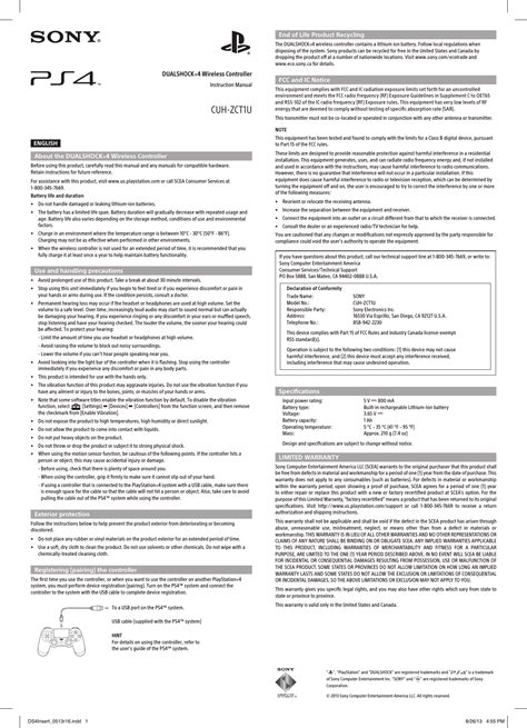 sony video game controller user manual Reader
