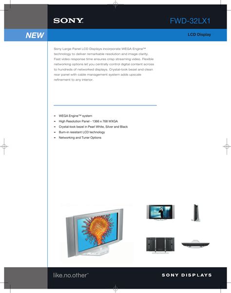 sony wega engine 3lcd manual Epub