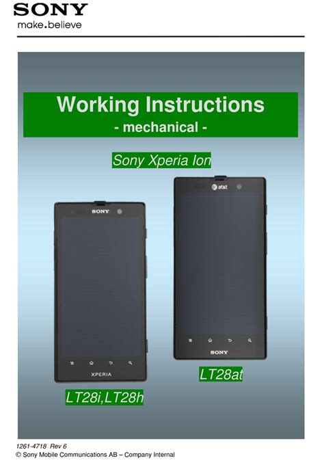 sony xperia ion manual Epub