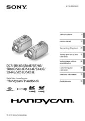 sony-handycam-dcr-sx63-software Ebook Kindle Editon