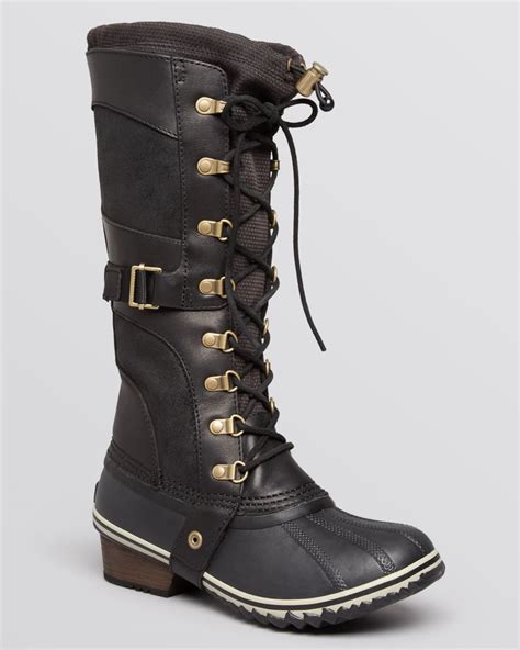 sorel black boots