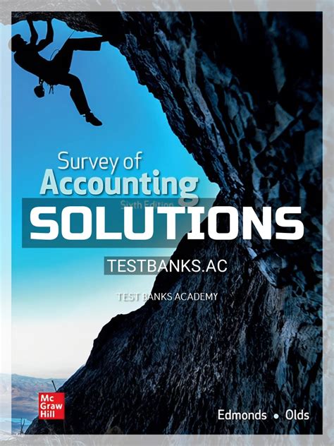 soultions manual survey of accounting PDF