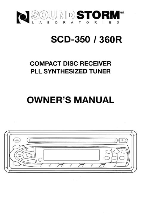 sound storm scd 150 car receivers owners manual Kindle Editon