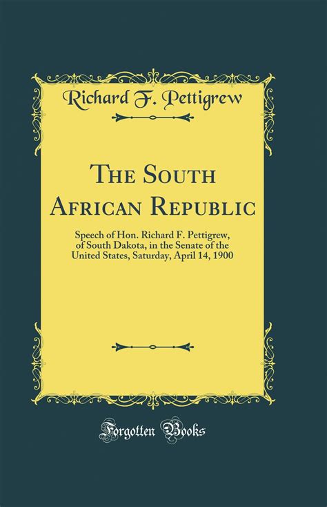 south african republic pettigrew saturday Kindle Editon