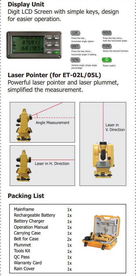 south theodolite manual PDF