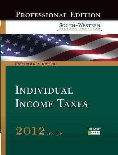 south western federal taxation 2012 solutions manual Epub