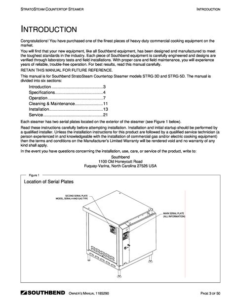 southbend strg 5d owners manual PDF