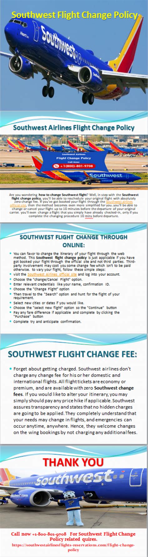 southwest flight change policy