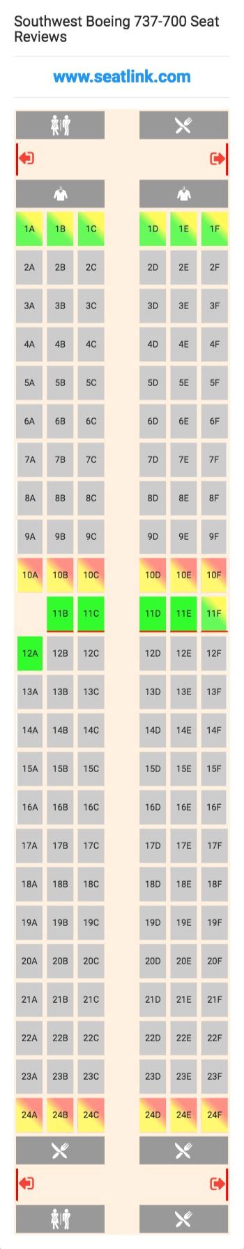 southwest plane seating chart