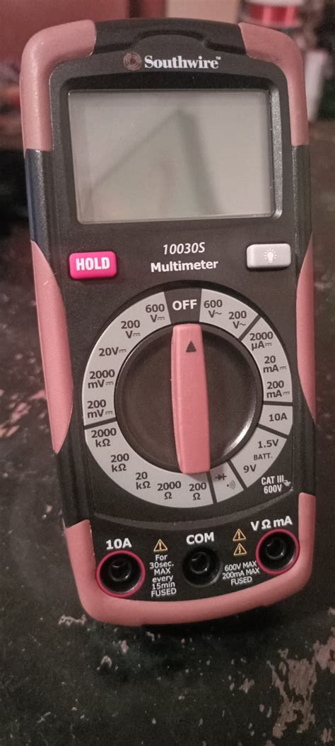 southwire 10030s craftsman multimeter instruction Reader