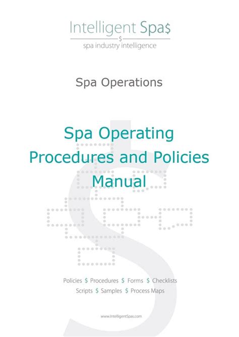 spa operating manual pdf PDF