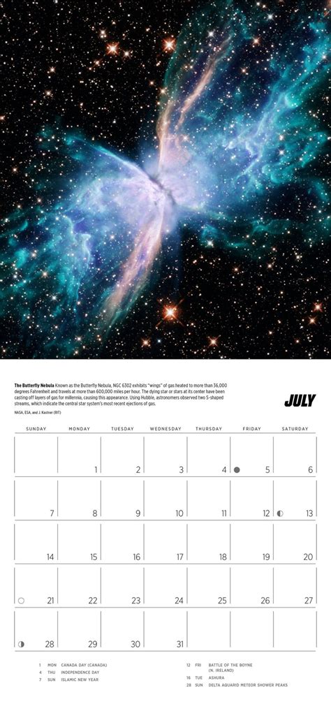 space 2014 calendar views from the hubble telescope Kindle Editon
