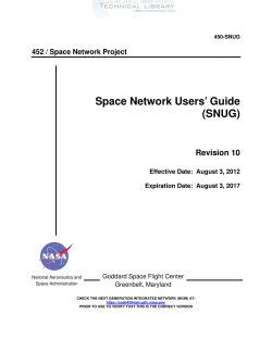 space network users guide Doc