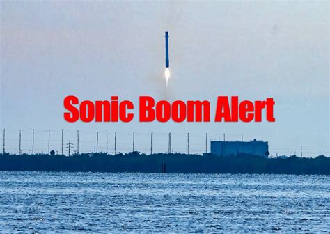 spacex sonic boom today